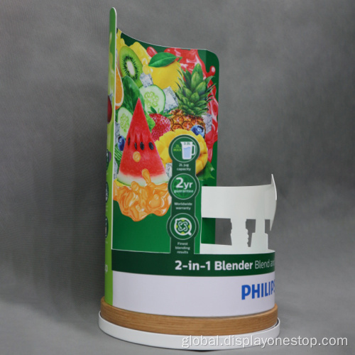 Exhibition Iron Display Stand Juice blender promotion stand Manufactory